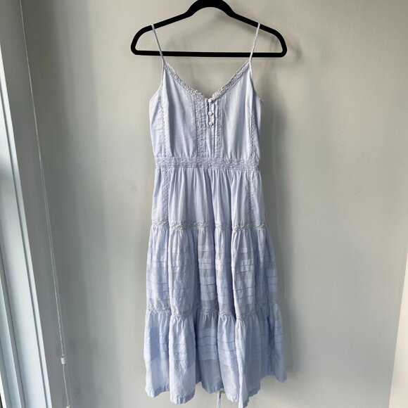 Aritzia Little Moon CORI DRESS Size XS Cruise Blue - Picture 2 of 4